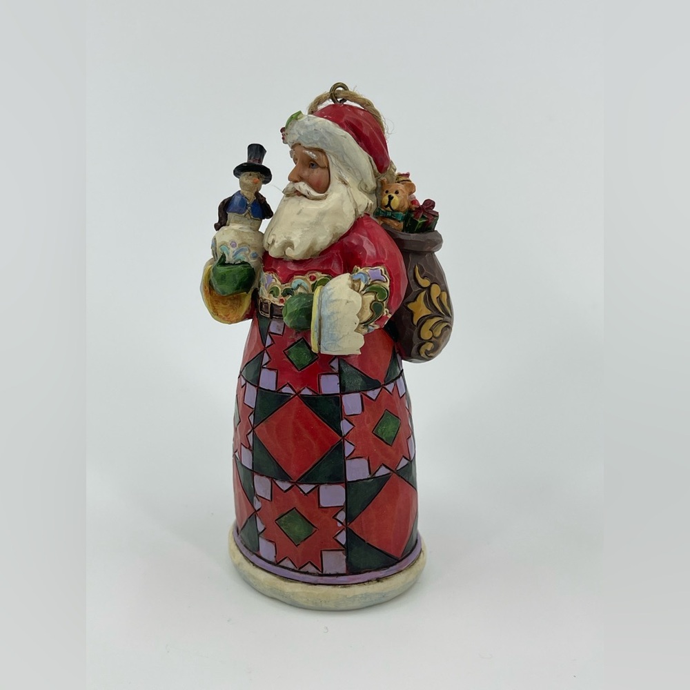 Jim Shore Heartwood‎ Creek Santa Ornament “Spreading Joy” Figurine 2011 5”